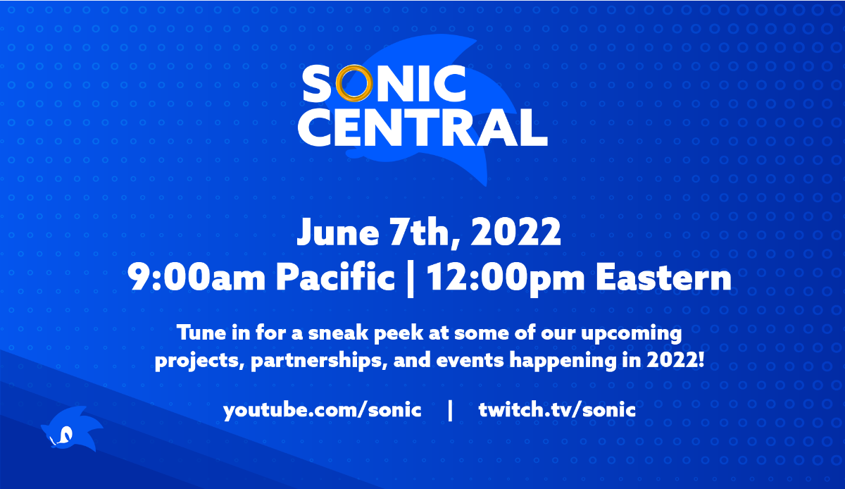 Sega Anuncia Evento Virtual Sonic Central