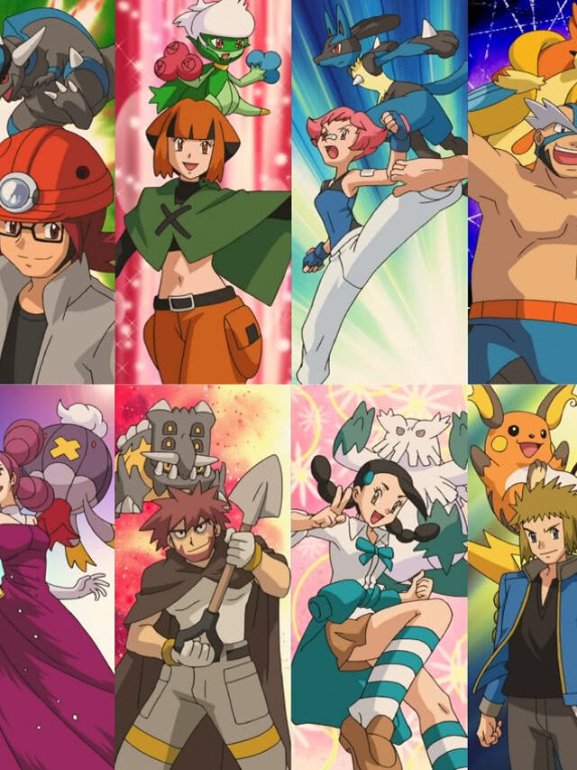 Todos os líderes de ginásio de Sinnoh