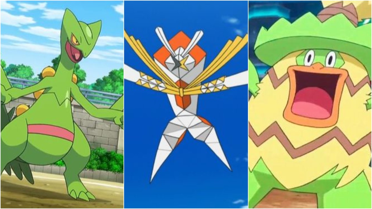 10 Melhores pokémon do tipo planta para batalhas ranqueadas em