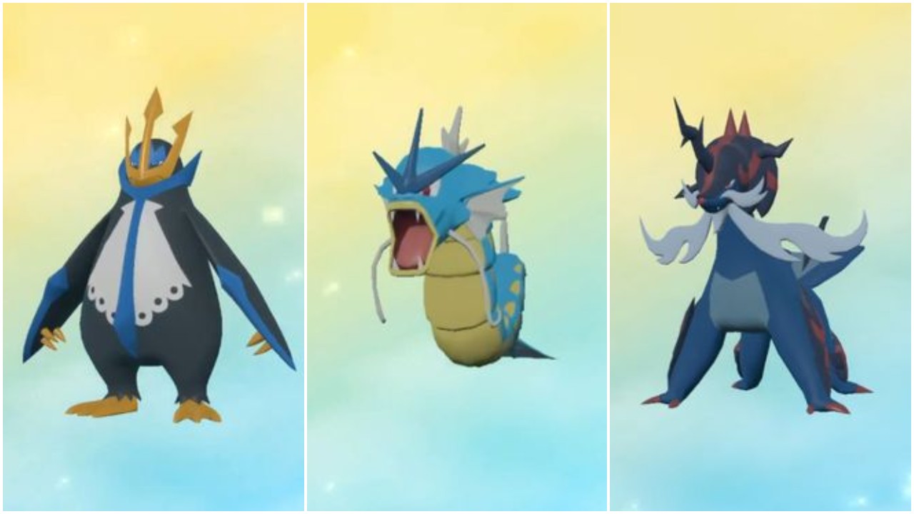 Qual Pokémon tipo água é mais forte ???