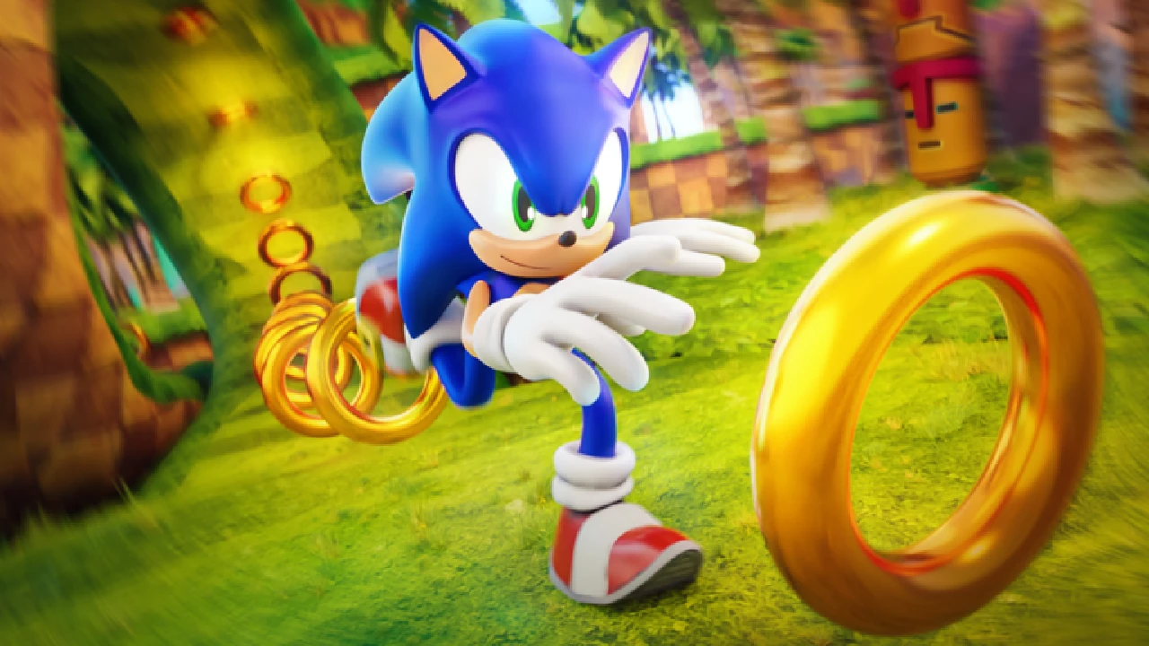 VIREI O SONIC E FIQUEI SUPER RÁPIDO NA CORRIDA DO ROBLOX!! (Speed Race) 