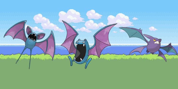 zubat, golbat e crobat pokémon legends arceus