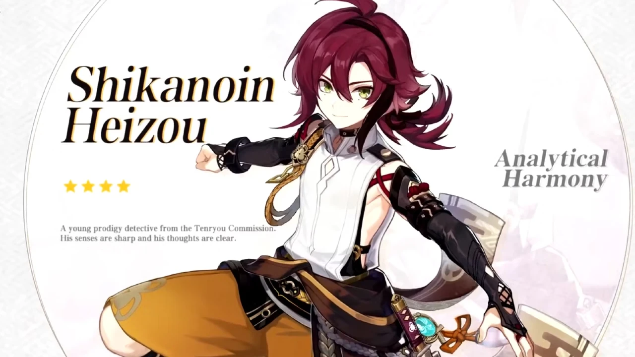 Melhores builds para Shikanoin Heizou em Genshin Impact