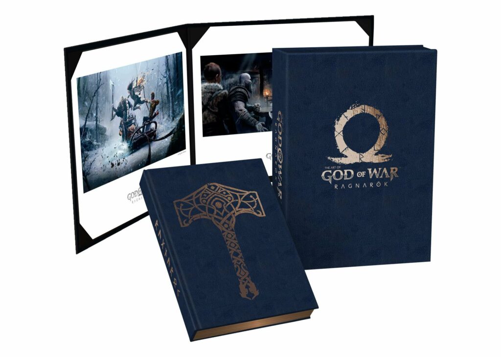 Livro de artes de God of War Ragnarok