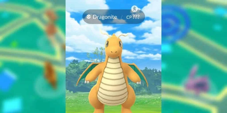 Dragonite com CP desconhecido no Pokémon GO