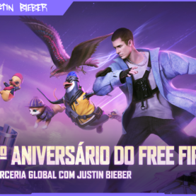 Justin Bieber no Free Fire