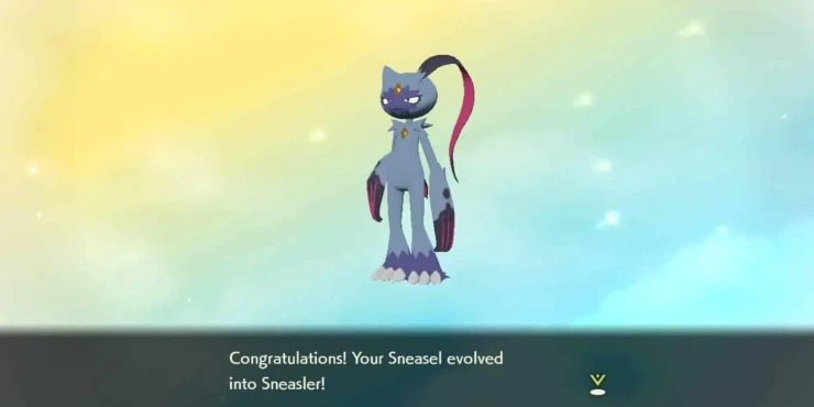 Sneasler em Pokémon Legends Arceus.