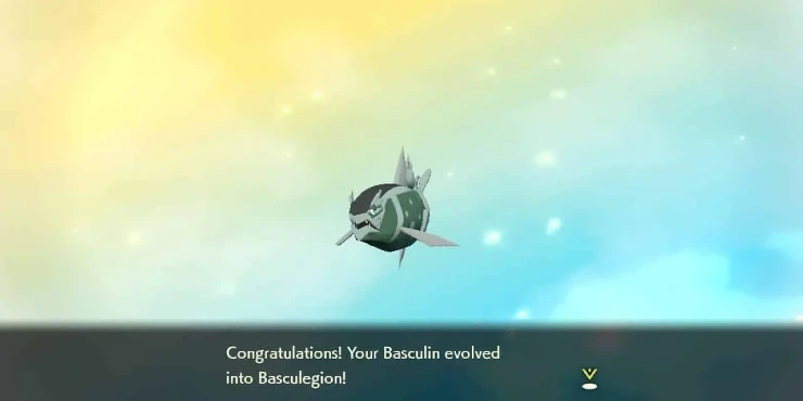 Basculegion em Pokémon Legends Arceus