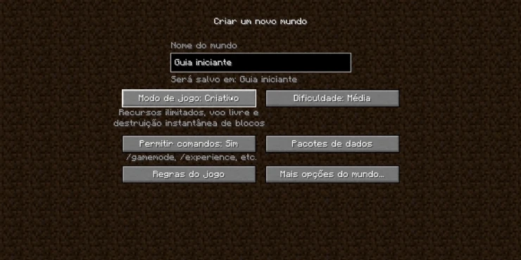 Explicação dos modos de jogo do Minecraft