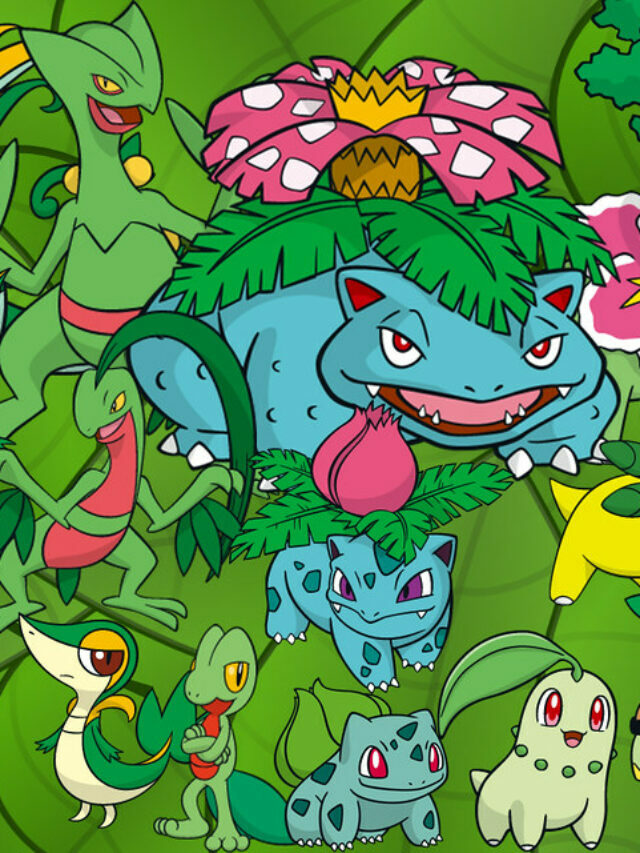 Melhores Pokémon inicias do tipo Planta