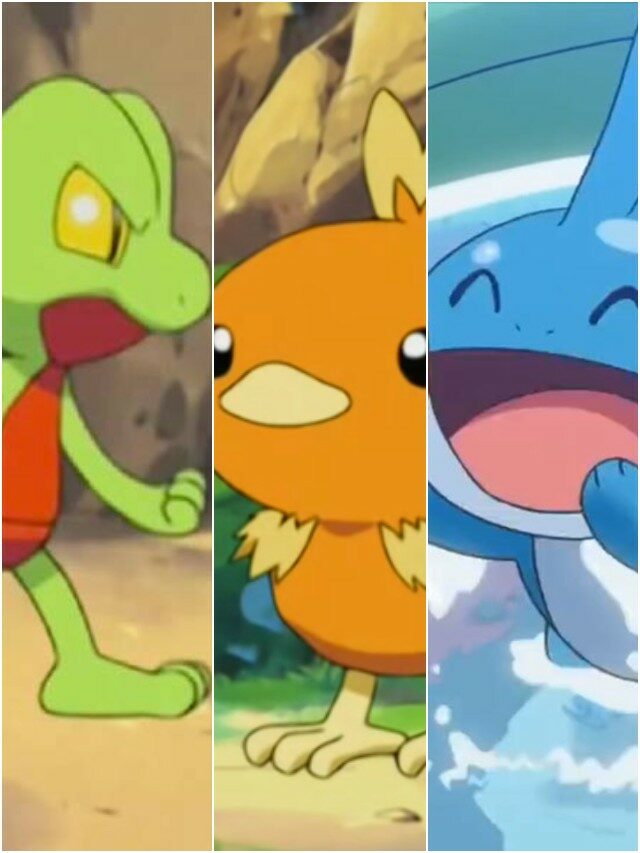 9 Fatos sobre os Pokémon iniciais da 3ª Geração