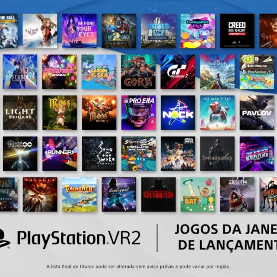Sony divulga mais 10 jogos de PS VR2 para o lançamento; já são 40 títulos  confirmados