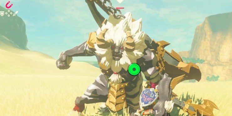 Silver Lynel Horns em Zelda Tears of the Kingdom