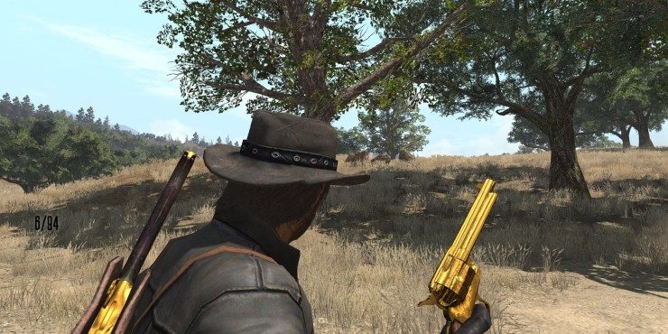 Armas douradas no Red Dead Redemption