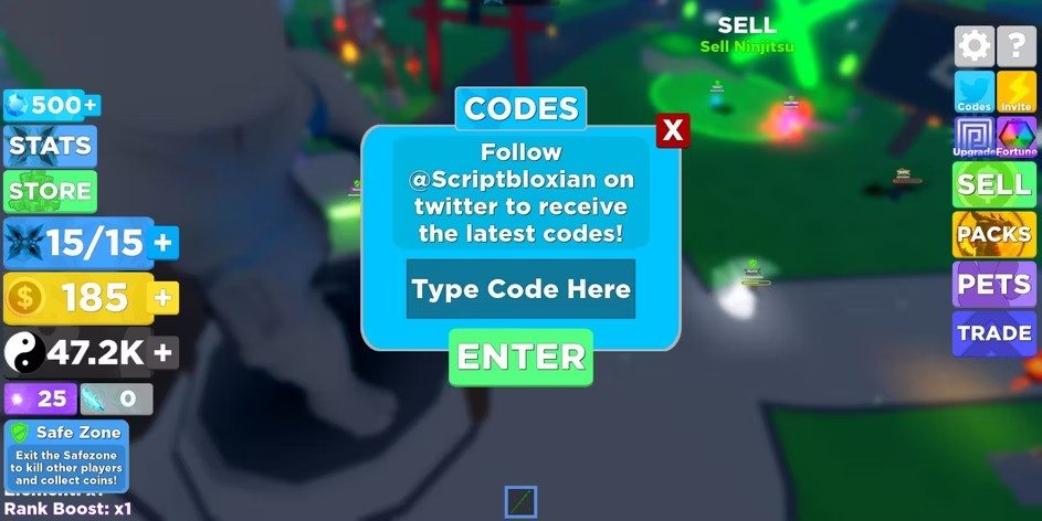 CÓDIGO ROBLOX PARA GANHAR ACESSÓRIO NA LOJA - GANHEI TOCA NINJA - (CODE  REDEEM) 