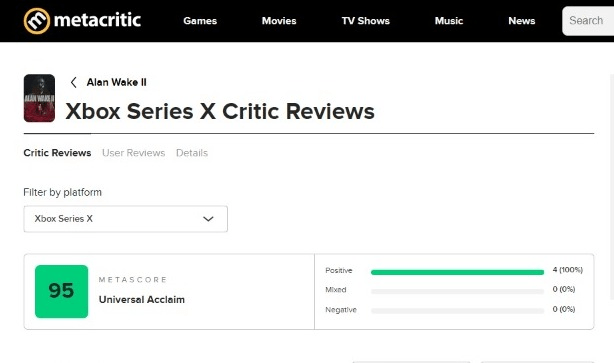 Alan Wake Remastered - Metacritic