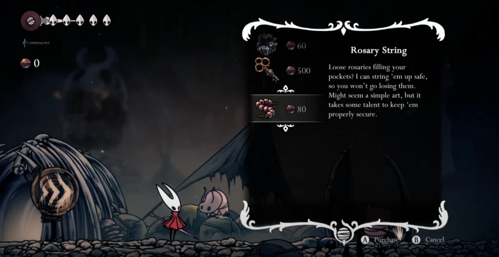 Hollow Knight Silksong Rosary