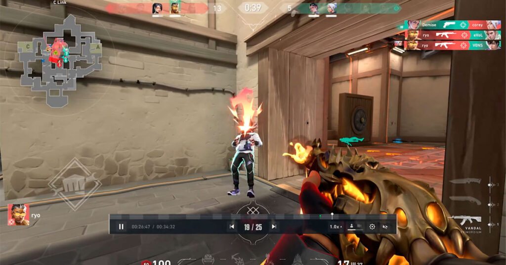 Valorant sistema de replays personalizado