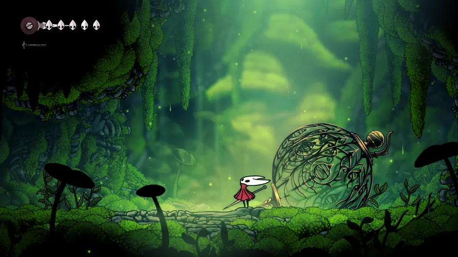 Hollow Knight Silksong gameplay Pharloom análise