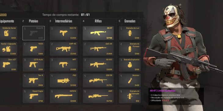 inventário roxo Counter Strike 2