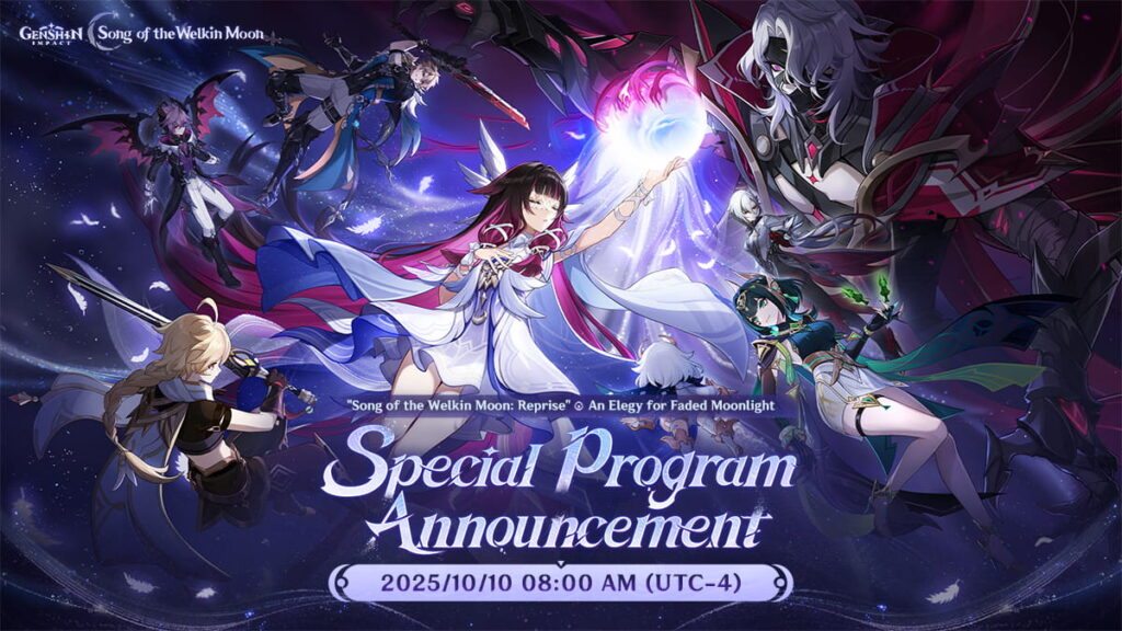 live Genshin Impact Versão Luna II novidades