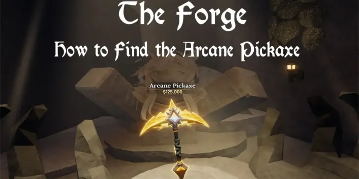 arcane pickaxe the forge