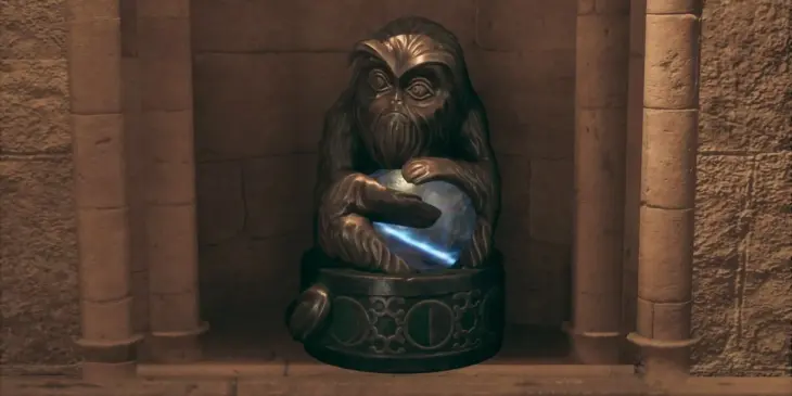 estátuas de seminviso hogwarts legacy