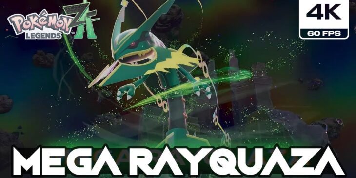 como capturar mega rayquaza pokémon legends za mega dimension